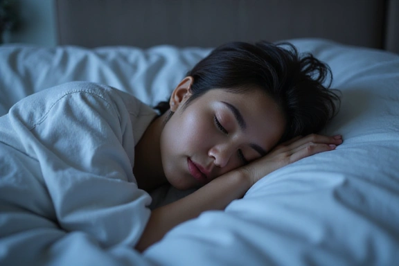 Persona che dorme profondamente, sonno, riposo