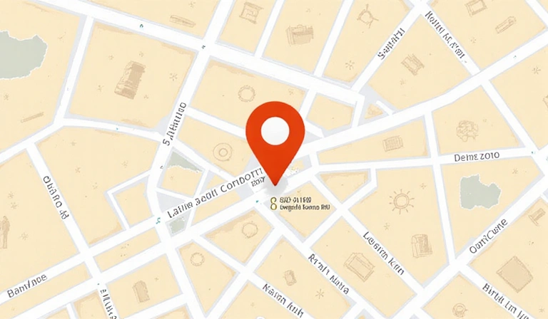 Mappa stilizzata della sede di Italvorn a Roma